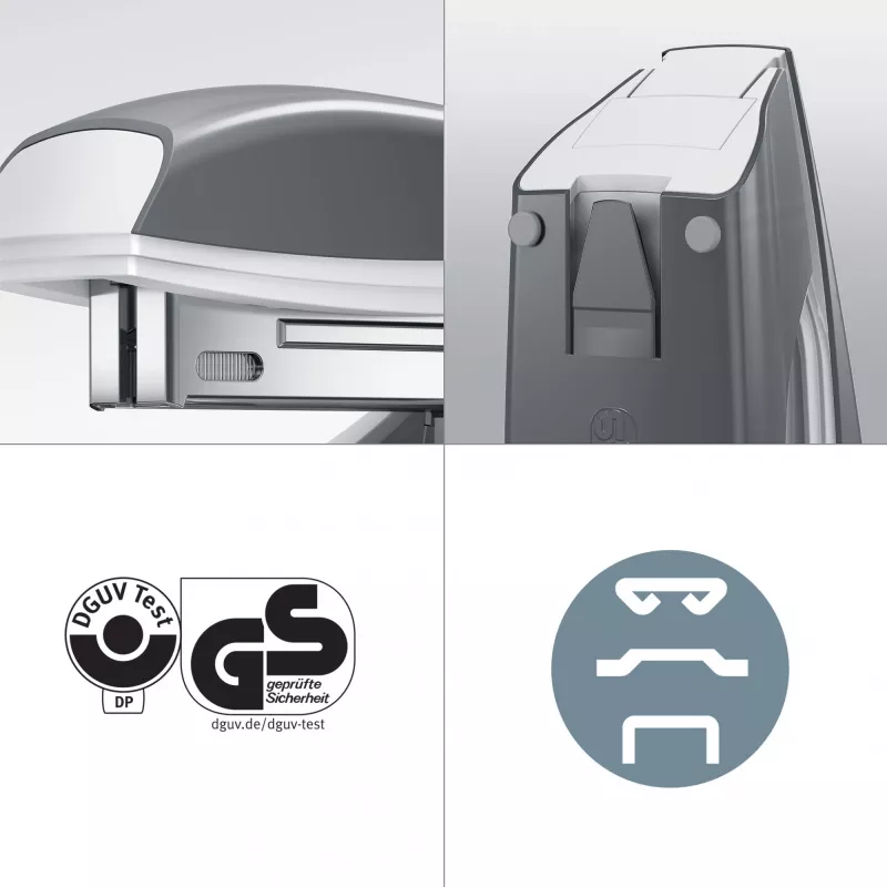 Leitz Stapler WOW 5502 Metal 30 sheets, 30 sheets, Purple, P3, Metal, Plastic, 80 g/m², 4 cm
