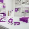 Leitz Stapler WOW 5502 Metal 30 sheets, 30 sheets, Purple, P3, Metal, Plastic, 80 g/m², 4 cm
