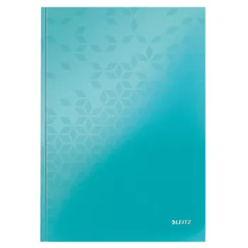 Leitz Notebook WOW A4 Ruled with hardcover 90g/80sheets, Pattern, Blue, A4, 80 sheets, 80 g/m², Lined paper