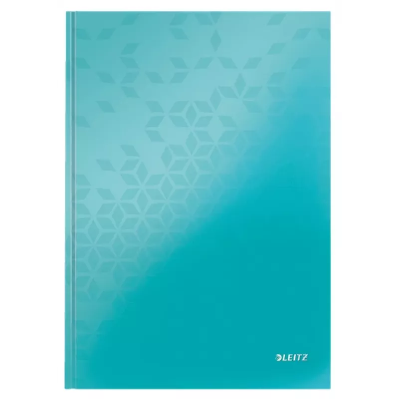 Leitz Notebook WOW A4 Ruled with hardcover 90g/80sheets, Pattern, Blue, A4, 80 sheets, 80 g/m², Lined paper