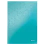 Leitz Notebook WOW A4 Ruled with hardcover 90g/80sheets, Pattern, Blue, A4, 80 sheets, 80 g/m², Lined paper