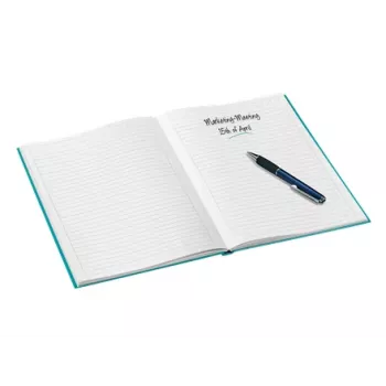 Leitz Notebook WOW A4 Ruled with hardcover 90g/80sheets, Pattern, Blue, A4, 80 sheets, 80 g/m², Lined paper