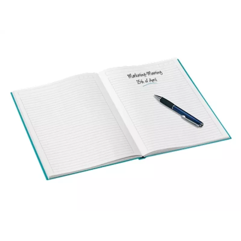 Leitz Notebook WOW A4 Ruled with hardcover 90g/80sheets, Pattern, Blue, A4, 80 sheets, 80 g/m², Lined paper