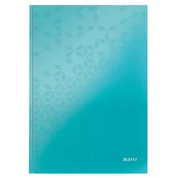 Leitz Notebook WOW A4 Squared with hardcover 90g/80sheets, Pattern, Blue, A4, 80 sheets, 80 g/m², Squared paper