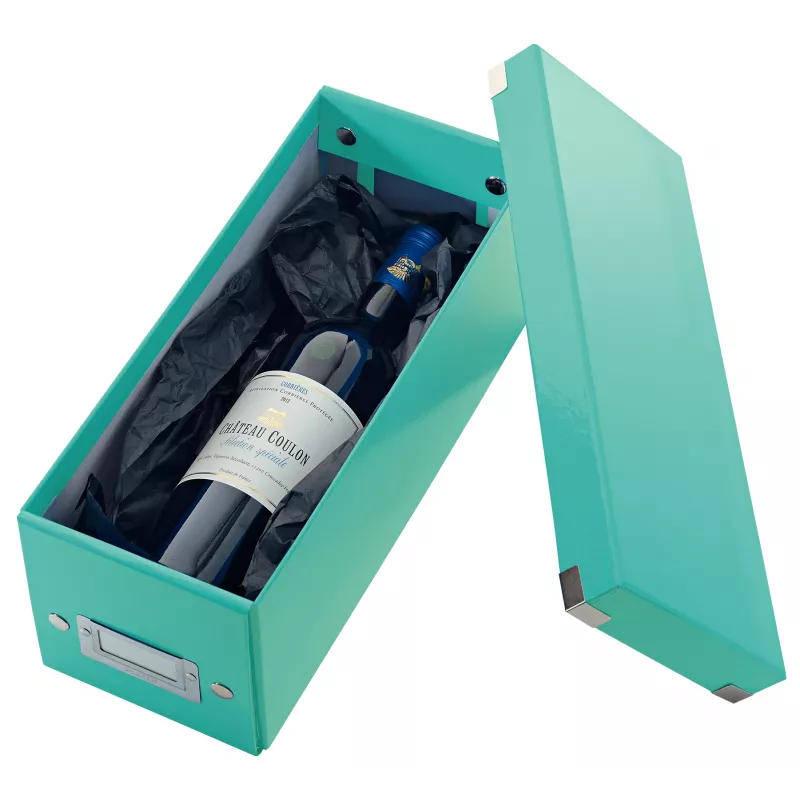Leitz Click & Store WOW CD Storage Box, Turquoise, Carton, 143 mm, 352 mm, 136 mm, 440 g