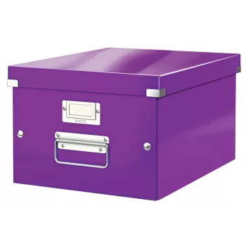 Leitz Click & Store WOW Medium Storage Box, Purple, Carton, 16.7 L, 281 mm, 200 mm, 265 x 335 x 188 mm