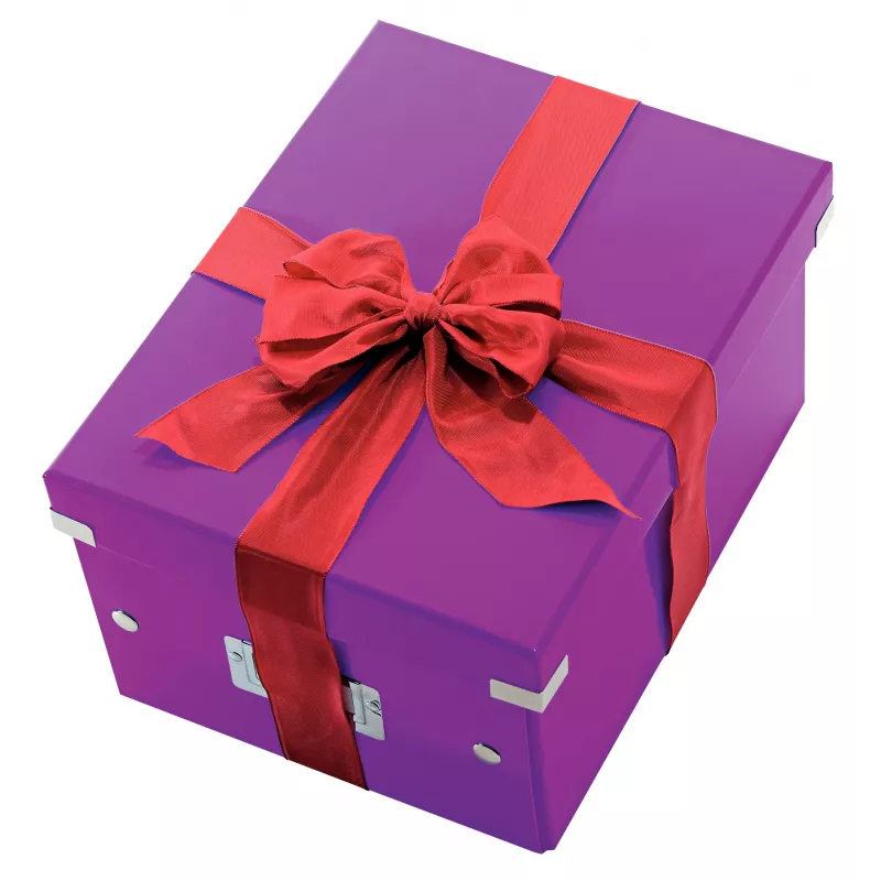 Leitz Click & Store WOW Medium Storage Box, Purple, Carton, 16.7 L, 281 mm, 200 mm, 265 x 335 x 188 mm