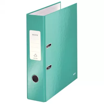 Leitz Lever Arch File 180° WOW POB/Laminated A4/80mm, A4, Carton, Turquoise, 600 sheets, 80 g/m², 8 cm