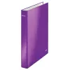 Leitz Ringbinder WOW Laminated A4+ 2DR/25mm, A4, Carton, Violet, White, 250 sheets, 80 g/m²