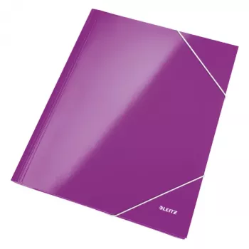 Leitz 3-Flap Folder WOW Card/POB A4, A4, Polypropylene (PP), Violet, 250 sheets, 80 g/m², Paper