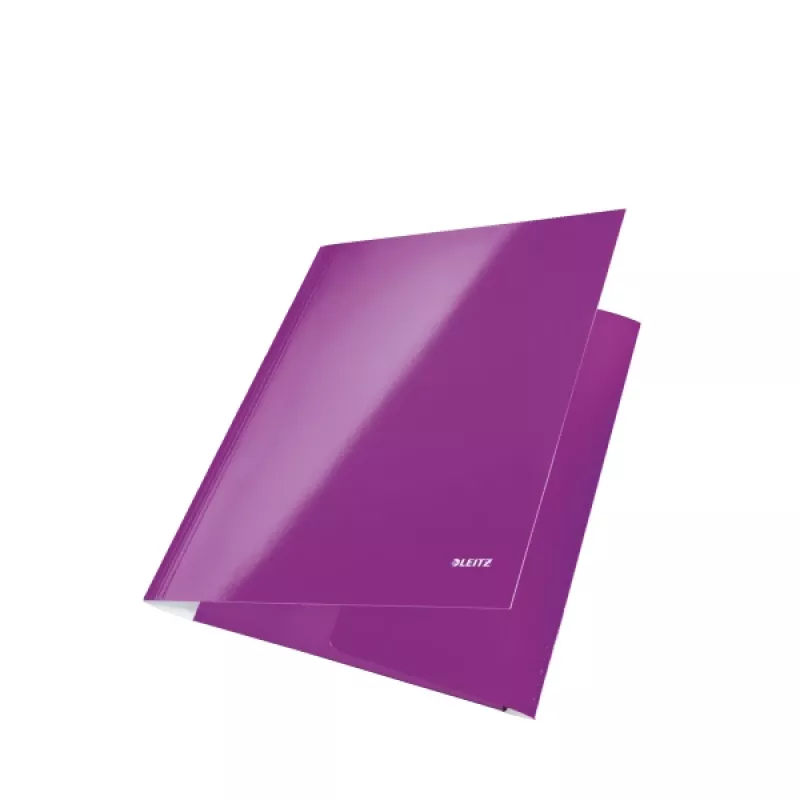 Leitz 3-Flap Folder WOW Card/POB A4, A4, Polypropylene (PP), Violet, 250 sheets, 80 g/m², Paper
