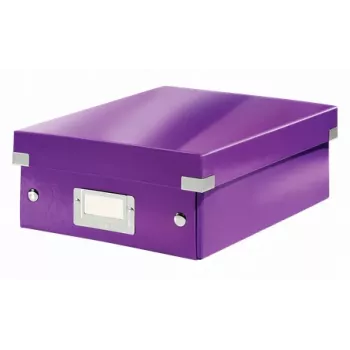 Leitz Organizer Box Click & Store WOW Small, Purple, Carton, 600 g