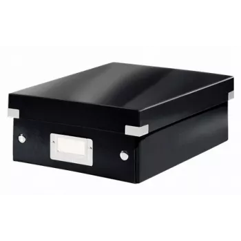 Leitz Click & Store WOW Small Organiser Box, Black, Carton, 600 g