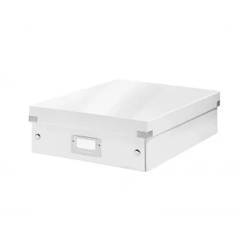 Leitz Click & Store WOW Medium Organiser Box, White, Carton, 880 g