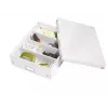 Leitz Click & Store WOW Medium Organiser Box, White, Carton, 880 g