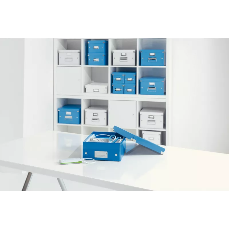 Leitz Click & Store WOW Medium Organiser Box, Blue, Carton, 880 g