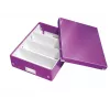 Leitz Click & Store WOW Medium Organiser Box, Purple, Carton, 880 g