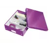 Leitz Click & Store WOW Medium Organiser Box, Purple, Carton, 880 g