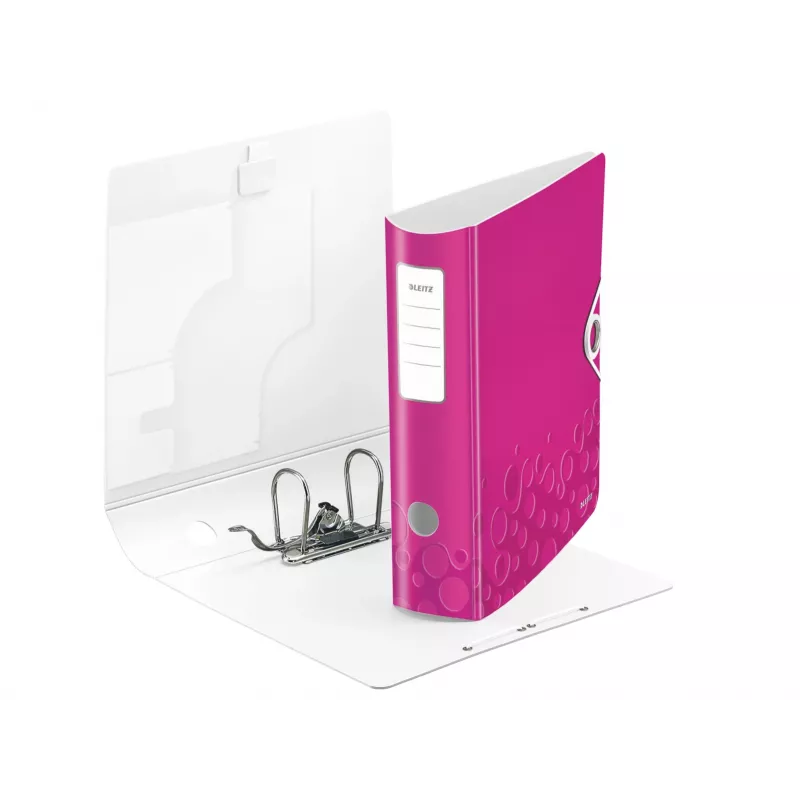 Leitz Lever Arch File Active PP WOW A4/80mm, A4, Polyfoam, Rose, 500 sheets, 80 g/m², 8.2 cm