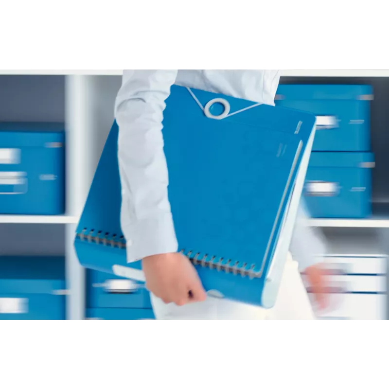 Leitz Lever Arch File Active PP WOW A4/80mm, A4, Polyfoam, Blue, 500 sheets, 80 g/m², 8.2 cm