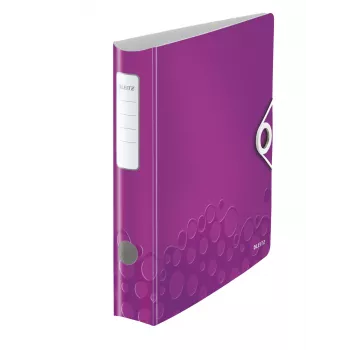 Leitz Lever Arch File Active PP WOW A4/65mm, A4, Polyfoam, Purple, 350 sheets, 80 g/m², 6.5 cm