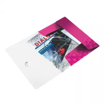 Leitz 3-Flap Folder WOW PP A4, A4, Polypropylene (PP), Pink, Portrait, 150 sheets, 235 mm