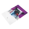 Leitz 3-Flap Folder WOW PP A4, A4, Polypropylene (PP), Metallic, Purple, Portrait, 150 sheets, 235 mm