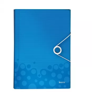 Leitz Project File WOW PP, A4, Polypropylene (PP), Blue, 200 sheets, 254 mm, 38 mm
