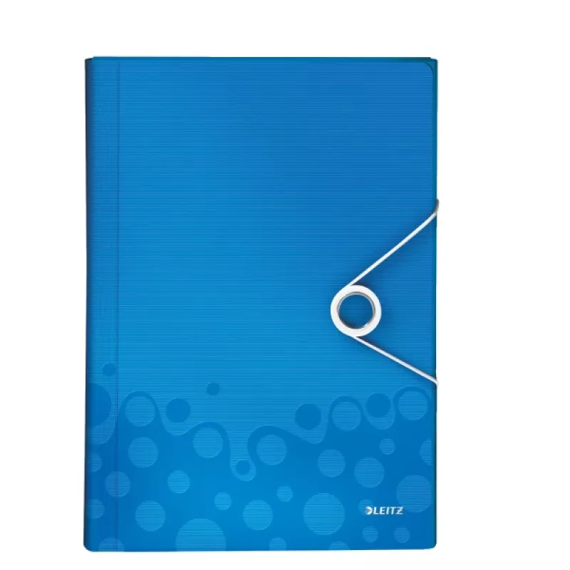 Leitz Project File WOW PP, A4, Polypropylene (PP), Blue, 200 sheets, 254 mm, 38 mm