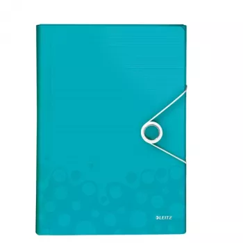 Leitz Project File WOW PP, Conventional file folder, A4, Polypropylene (PP), Turquoise, 200 sheets, 254 mm