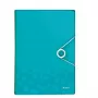 Leitz Project File WOW PP, Conventional file folder, A4, Polypropylene (PP), Turquoise, 200 sheets, 254 mm