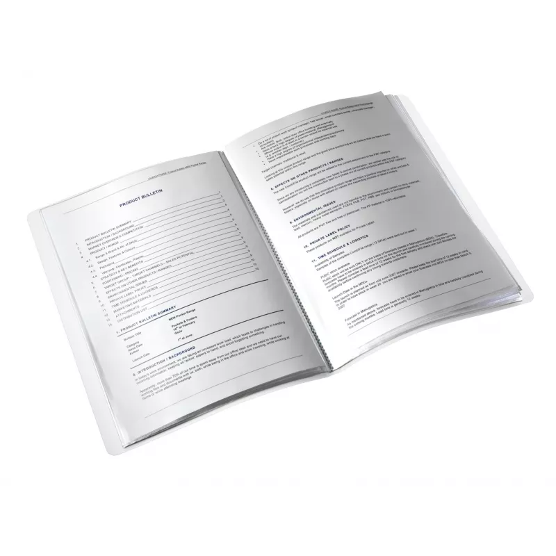 Leitz Display Book WOW PP 20 pockets, Metallic, Pink, Polyvinyl chloride (PVC), 20 pockets, A4, 231 mm, 13 mm