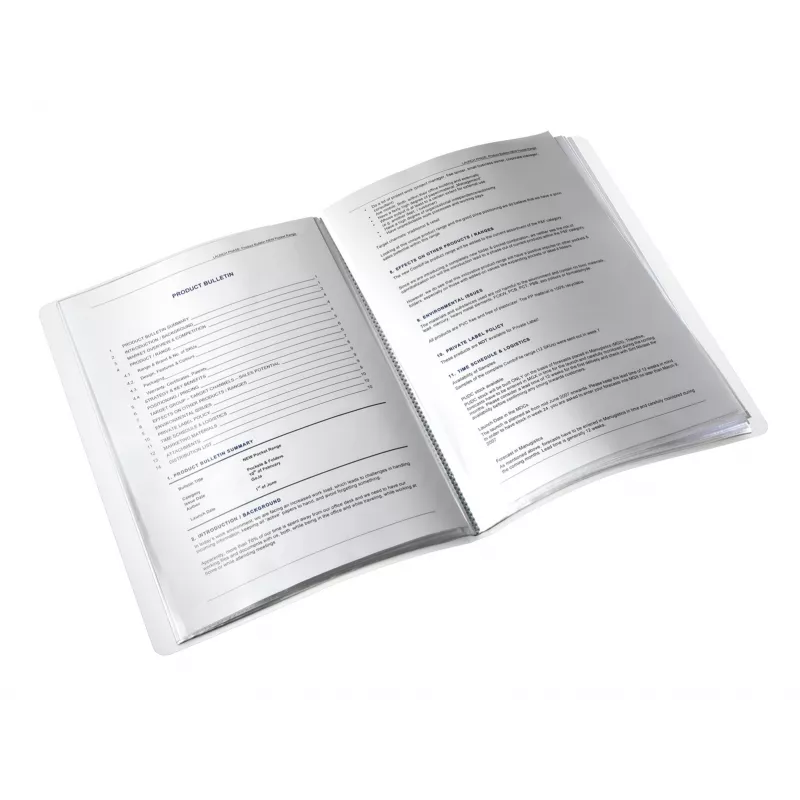 Leitz Display Book WOW PP 20 pockets, Metallic, Purple, Polyvinyl chloride (PVC), 20 pockets, A4, 231 mm, 13 mm