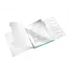 Leitz Divider Book WOW PP 6 tabs, A4, Polypropylene (PP), Blue, Metallic, 200 sheets, 260 mm, 17 mm