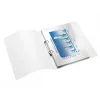 Leitz Ringbinder WOW PP A4 2RR/25mm, A4, Round ring, Polypropylene (PP), Metallic, Violet, White, 190 sheets