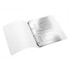 Leitz WOW Ring Binder, A4, Polypropylene (PP), Metallic, Pink, 200 sheets, 2.5 cm, 257 mm