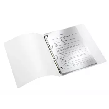 Leitz WOW Ring Binder, A4, Polypropylene (PP), Metallic, Pink, 200 sheets, 2.5 cm, 257 mm