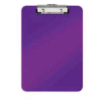 Leitz Clipboard without frontcover WOW, A4, Plastic, Purple, 80 sheets, 228 mm, 320 mm