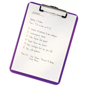 Leitz Clipboard without frontcover WOW, A4, Plastic, Purple, 80 sheets, 228 mm, 320 mm
