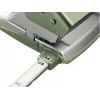 Leitz NeXXt Hole Punch Style, 2-hole 30 sheets Metal, 30 sheets, Green, Silver, Metal, 8 cm, A6, 107 mm