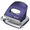 Leitz Hole Punch Style NeXXt, 2-hole 30 sheets Metal, 30 sheets, Blue, 8 cm, A6, 380 g, 107 x 100 x 137 mm