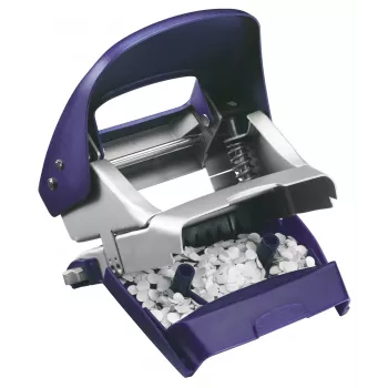 Leitz Hole Punch Style NeXXt, 2-hole 30 sheets Metal, 30 sheets, Blue, 8 cm, A6, 380 g, 107 x 100 x 137 mm