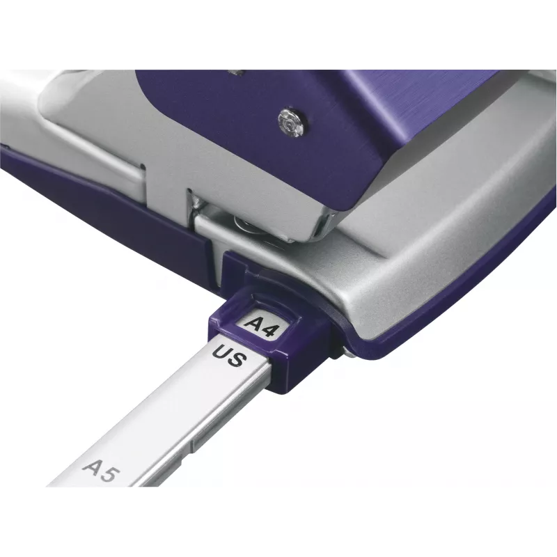 Leitz Hole Punch Style NeXXt, 2-hole 30 sheets Metal, 30 sheets, Blue, 8 cm, A6, 380 g, 107 x 100 x 137 mm