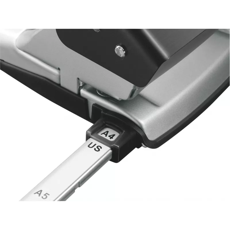 Leitz Hole Punch Style NeXXt, 2-hole 30 sheets Metal, 30 sheets, Black, 8 cm, A4, 380 g, 107 x 100 x 137 mm