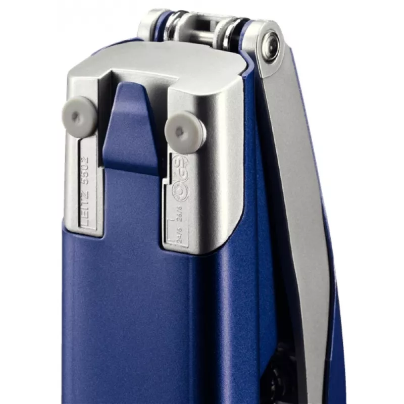 Leitz NeXXt Stapler Style, 30 sheets Metal, 30 sheets, Blue, Silver, 26/6, Metal, Plastic, 80 g/m², Top