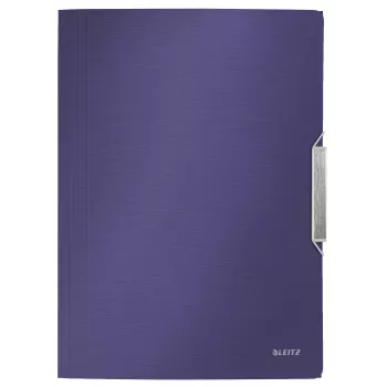 Leitz 3-Flap Folder Style PP A4, A4, Polypropylene (PP), Blue, 150 sheets, 80 g/m², Elastic band
