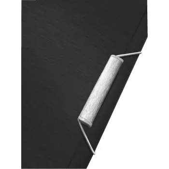 Leitz 3-Flap Folder Style PP A4, A4, Polypropylene (PP), Black, 150 sheets, 80 g/m², Elastic band