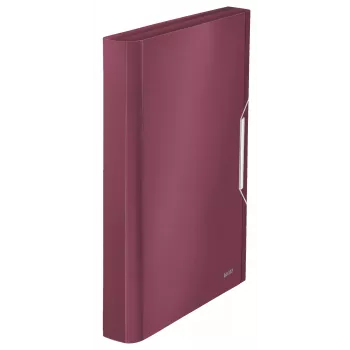 Leitz Expanding Concertina File Style PP, A4, Polypropylene (PP), Red, 250 sheets, 80 g/m², 6 pockets