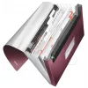 Leitz Expanding Concertina File Style PP, A4, Polypropylene (PP), Red, 250 sheets, 80 g/m², 6 pockets