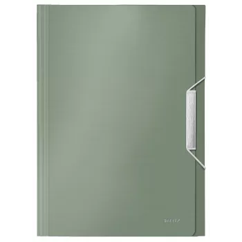 Leitz Expanding Concertina File Style PP, A4, Polypropylene (PP), Green, 250 sheets, 80 g/m², 6 pockets